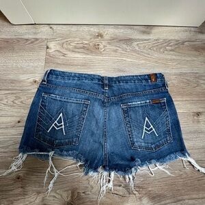 7 For All Mankind Jean Cutoff Shirts 32